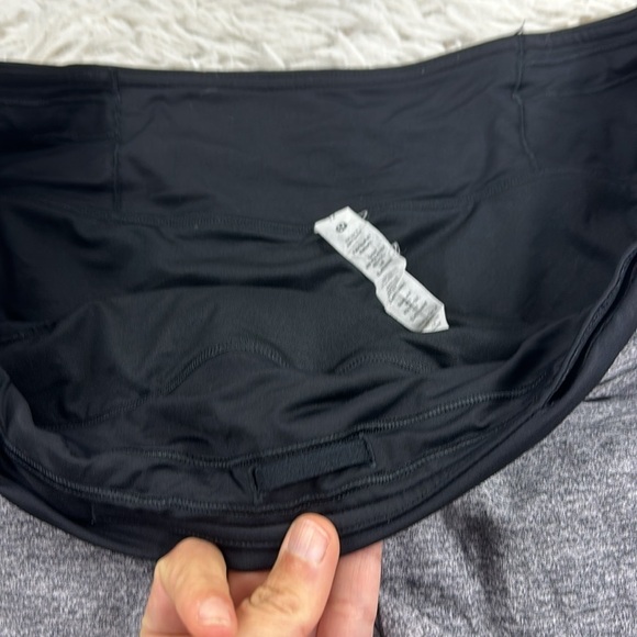 Lululemon Speed Up Short Long *4" Updated Fit Heather Lux Multi Black / Black - Picture 2 of 7